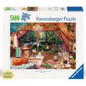 Ravensburger 500-Piece Jigsaw Puzzle Cozy Glamping
